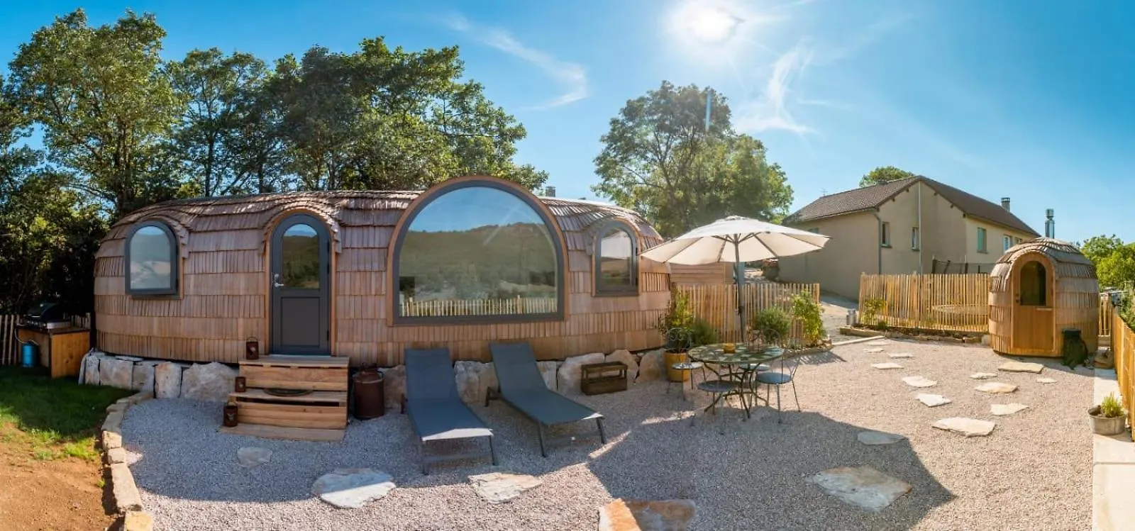 Luxury tent La Cachottiere Hotel La Bastide-Pradines